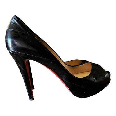Christian Louboutin Lady Peep leather heels - image 1