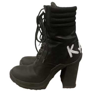 Karl Lagerfeld Leather biker boots - image 1