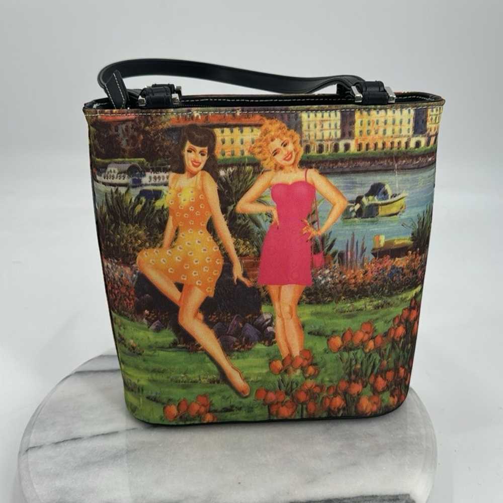Vintage beaded ladies shoulder bag - image 4