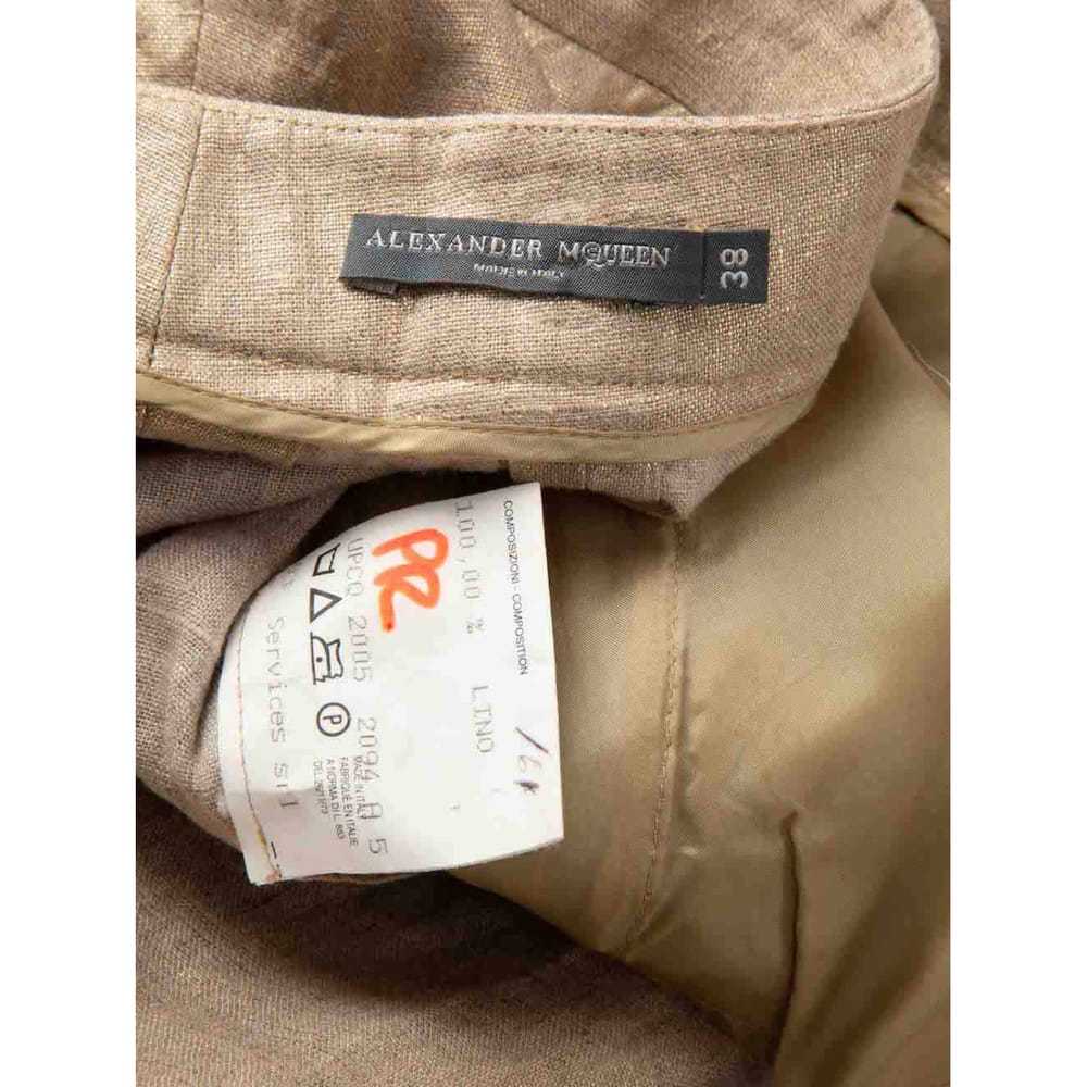 Alexander McQueen Linen trousers - image 4