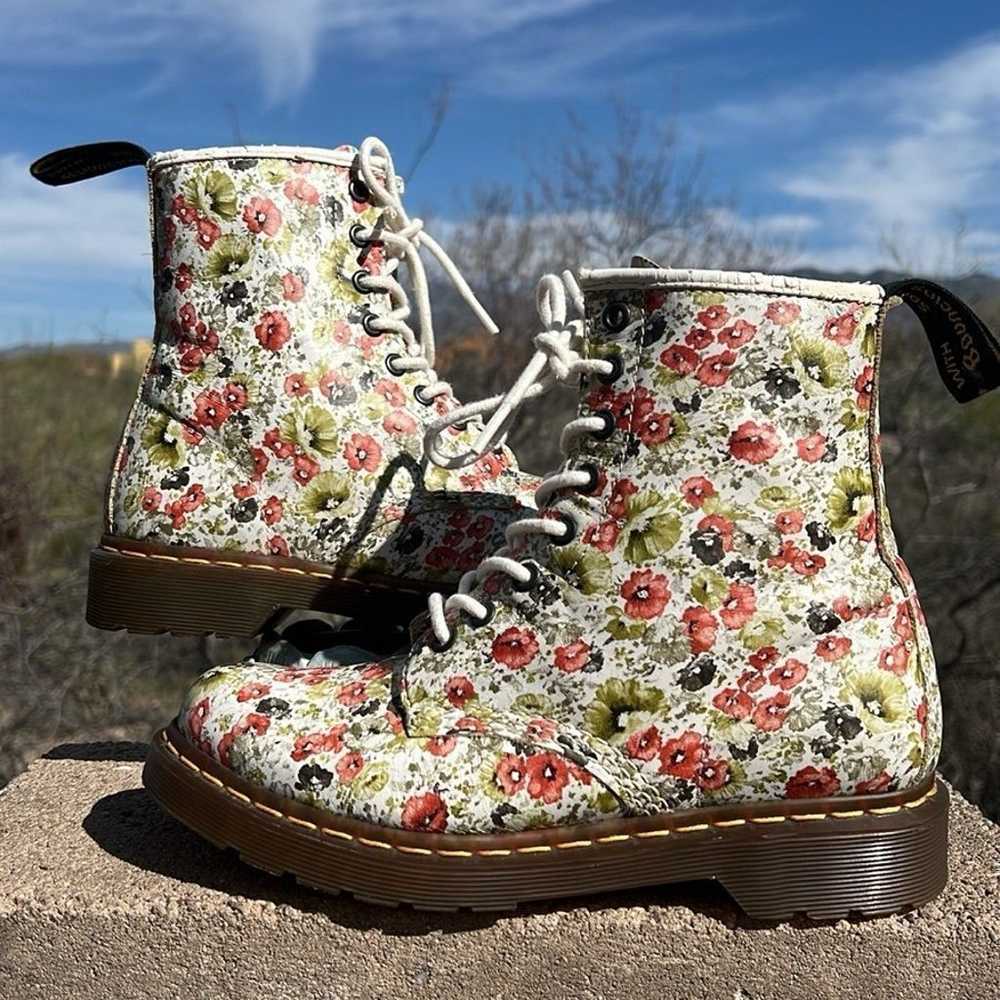 Dr. Martens Vintage Poppy Floral Boots - image 1