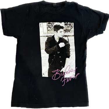 Justin Bieber Tultex Black Womens Tshirt Size XP - image 1