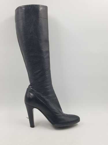 Authentic Prada Black Knee-High Boot W 7