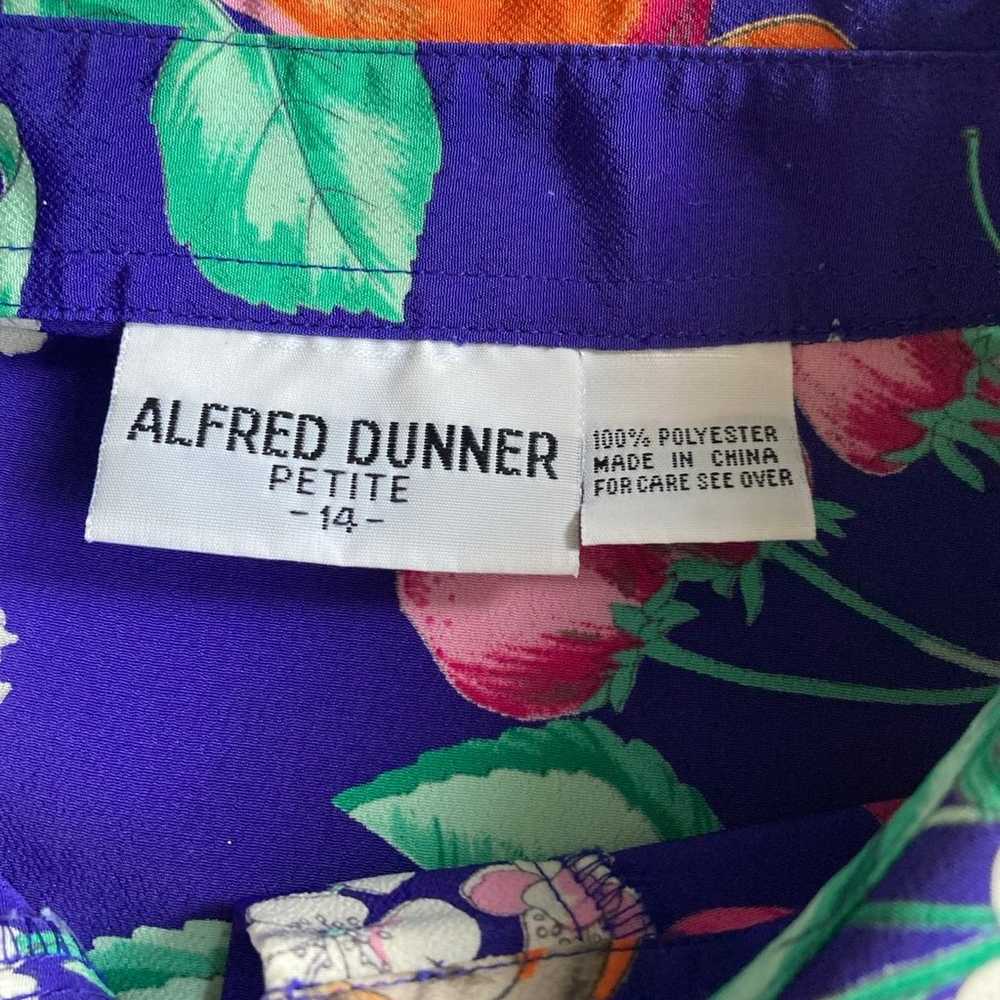 Woman’s VTG Alfred Dunner Blouse & Pleated Skirt … - image 4
