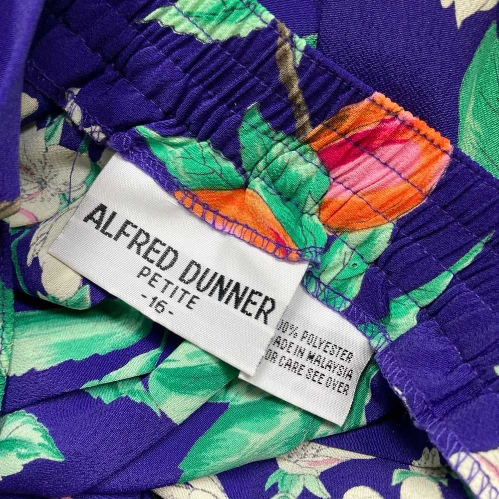 Woman’s VTG Alfred Dunner Blouse & Pleated Skirt … - image 5