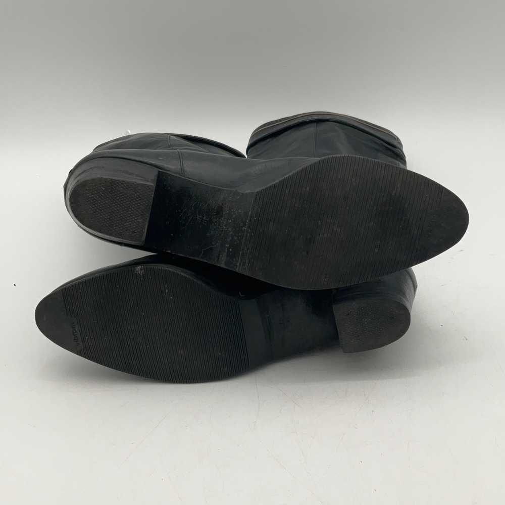 Bruno Magli Womens Black Leather High Block Heels… - image 5