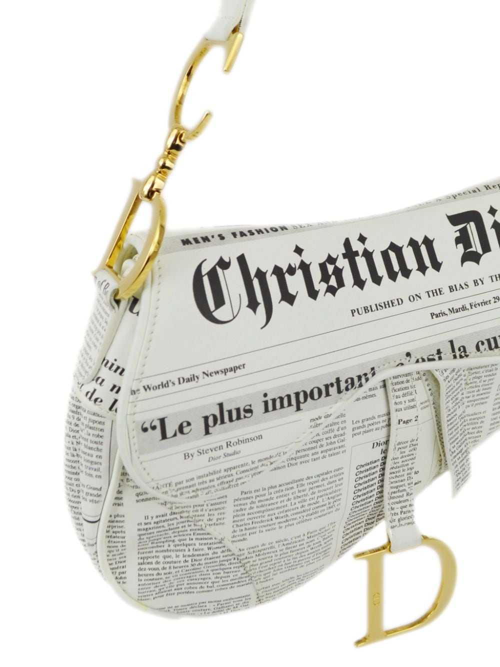 Christian Dior Pre-Owned 2000 Newspaper Saddle sh… - image 3