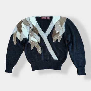 Ginenne Vintage 80’s Lambswool Angora Blend Sweat… - image 1