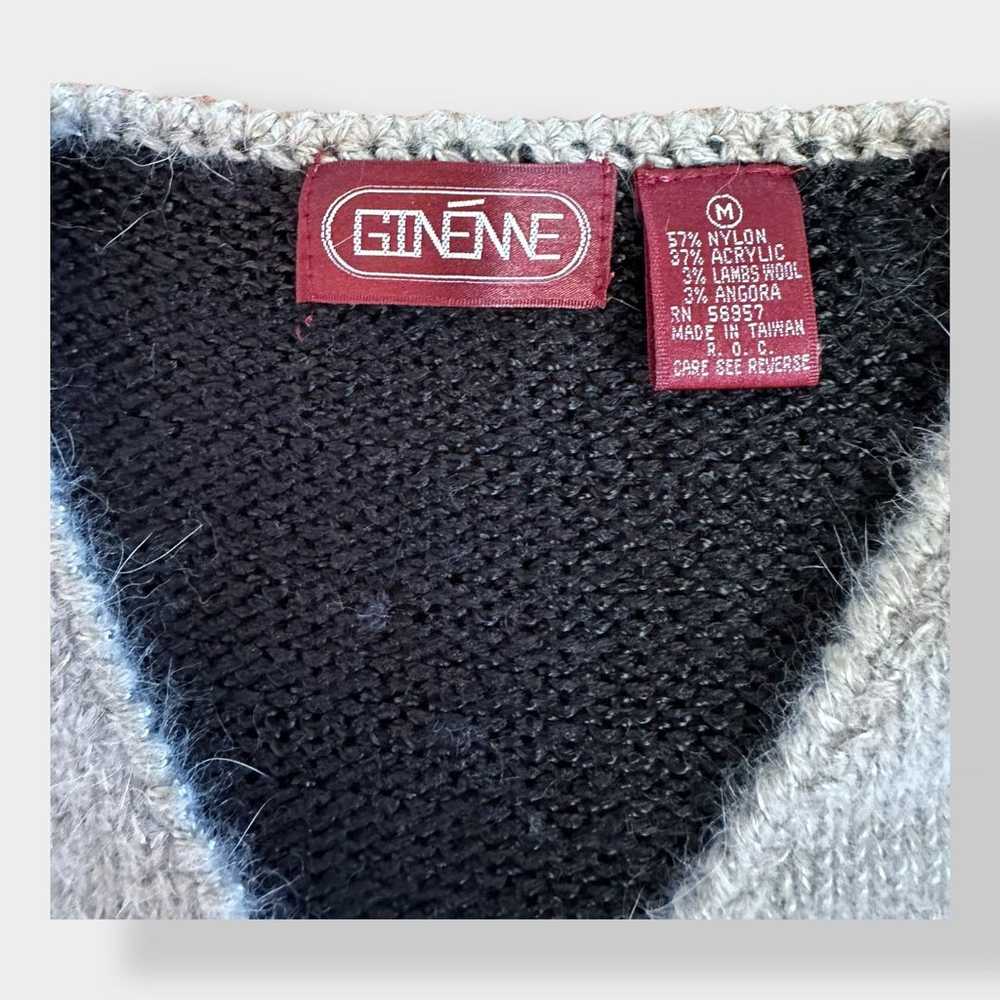 Ginenne Vintage 80’s Lambswool Angora Blend Sweat… - image 2
