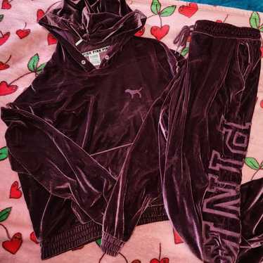 Victoria’s Secret Pink Bling 86 love pink Hoodie / Jogger Outfit M