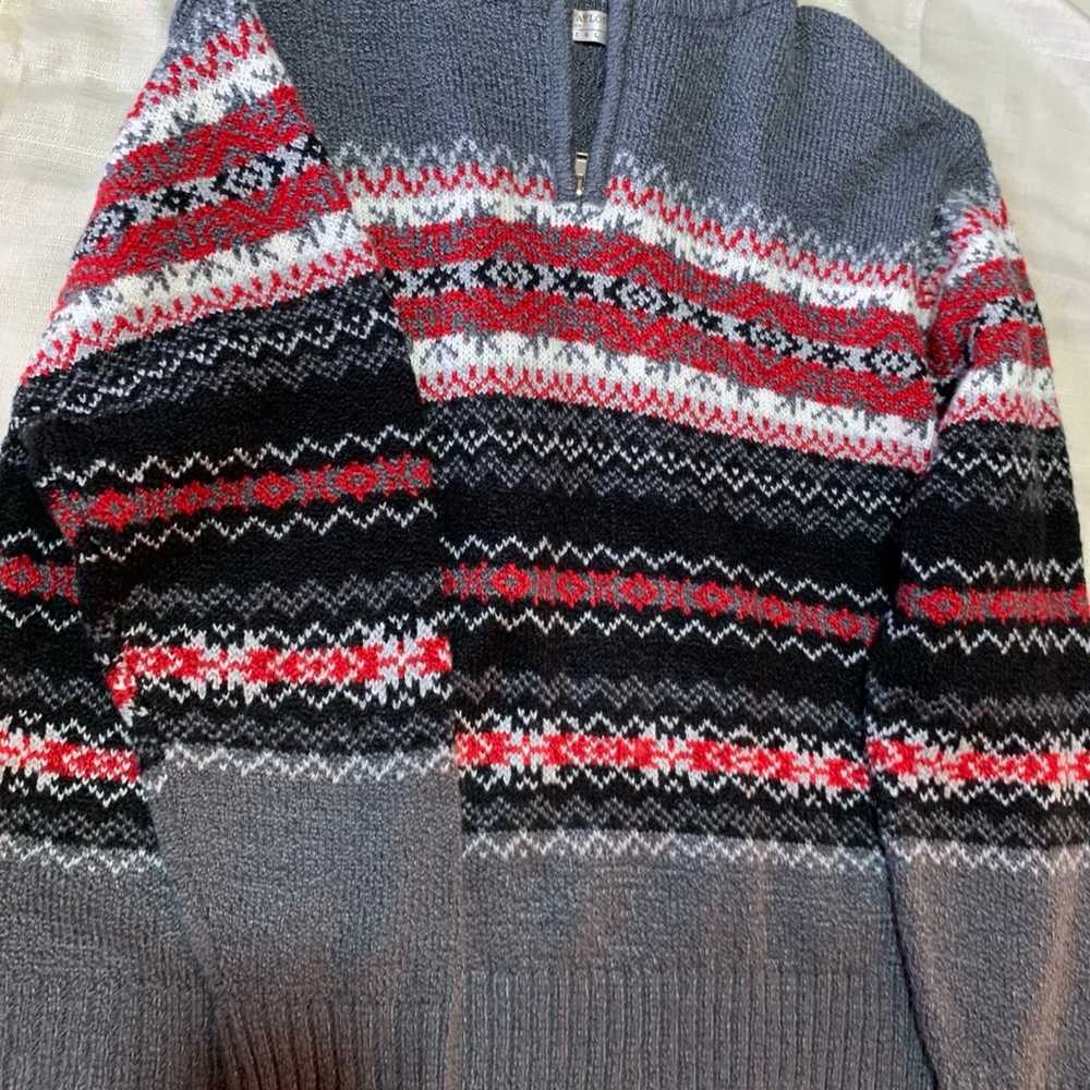 Vintage Carolyn Taylor  Isle Sweater 1/4 Zip Size… - image 1