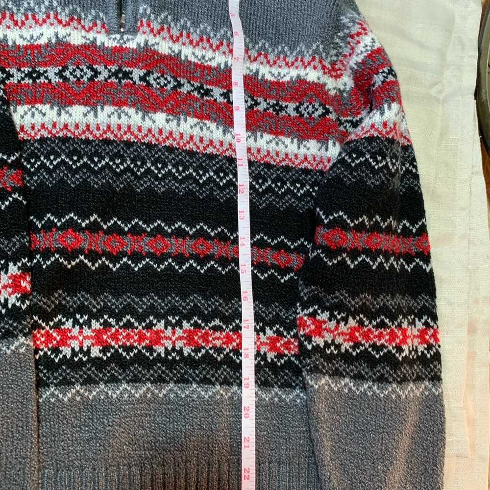 Vintage Carolyn Taylor  Isle Sweater 1/4 Zip Size… - image 3