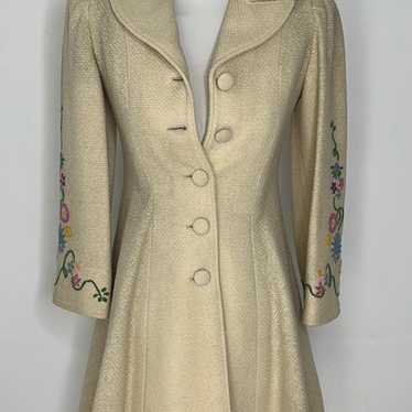 Vintage 1940s Maxine Fashioned Embroidered Jacket - image 1