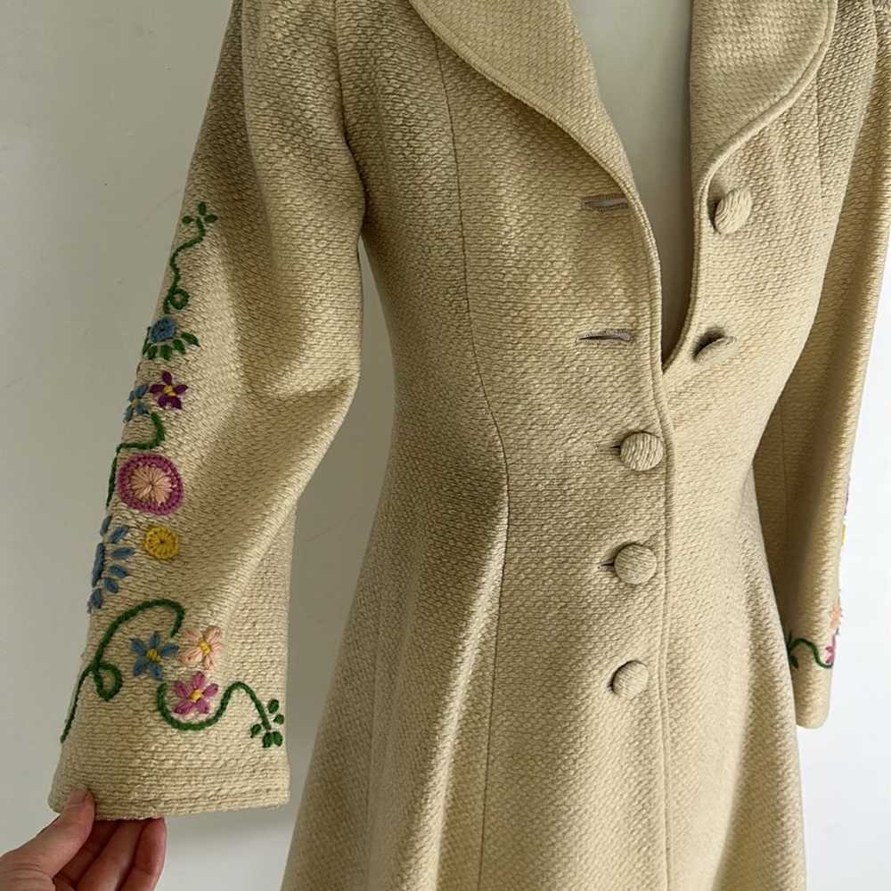 Vintage 1940s Maxine Fashioned Embroidered Jacket - image 2
