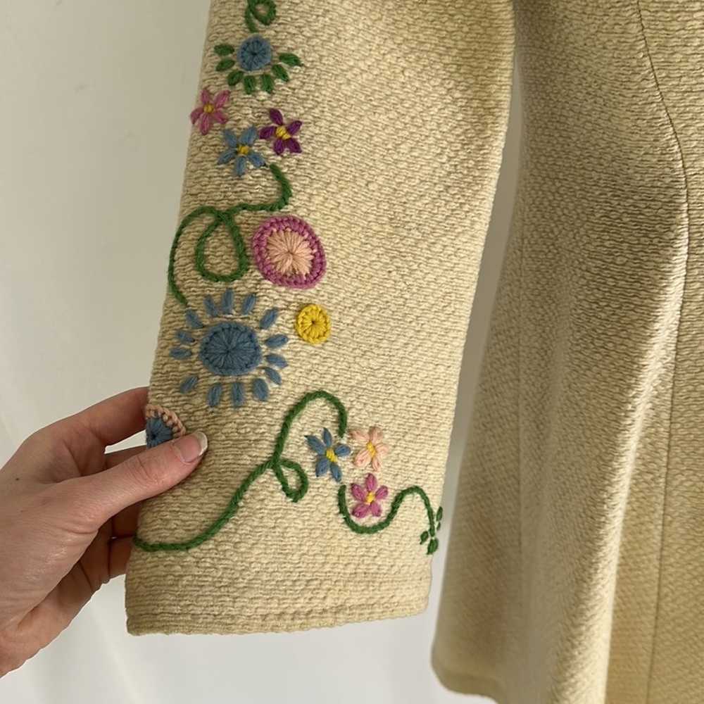 Vintage 1940s Maxine Fashioned Embroidered Jacket - image 3