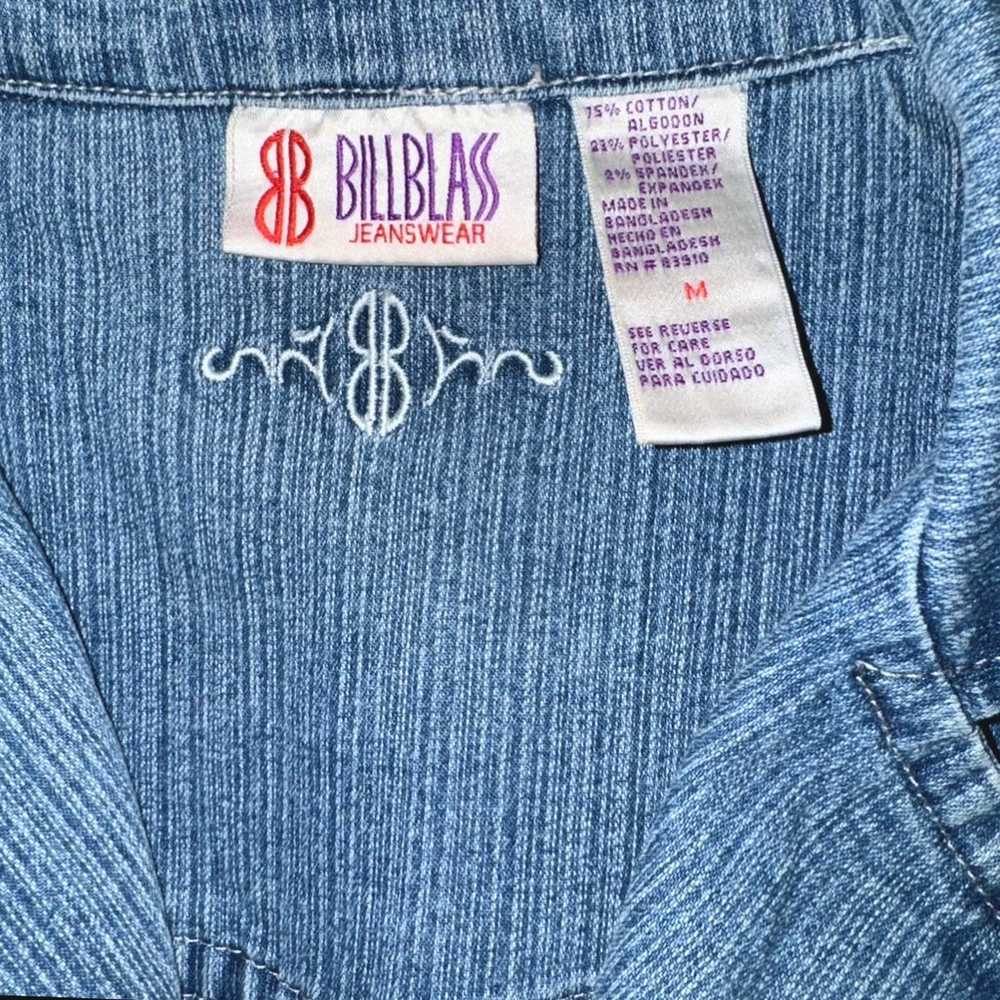 Vintage 90’s Designer Bill Blass Jeanswear Light … - image 11