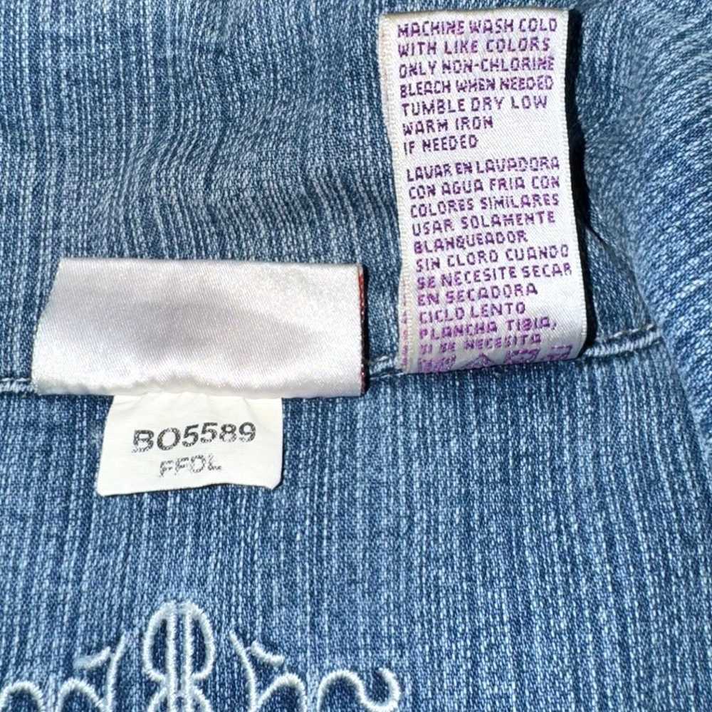 Vintage 90’s Designer Bill Blass Jeanswear Light … - image 12