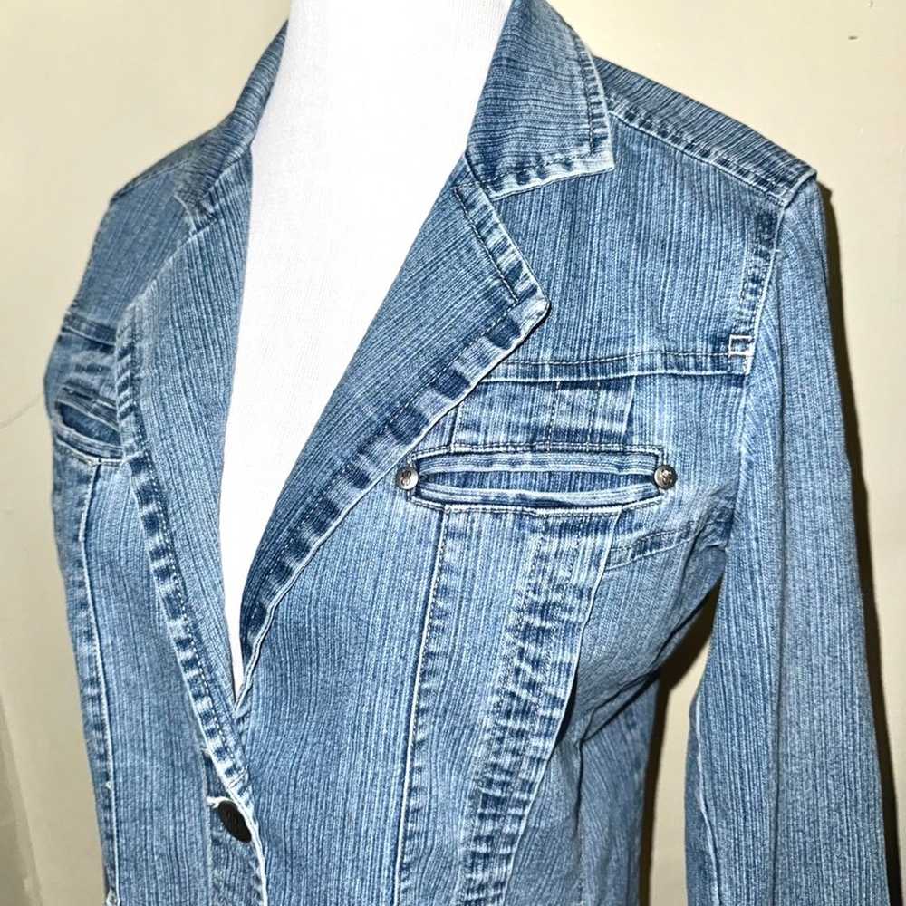 Vintage 90’s Designer Bill Blass Jeanswear Light … - image 6