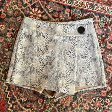 Zara Python Print Skort - image 1