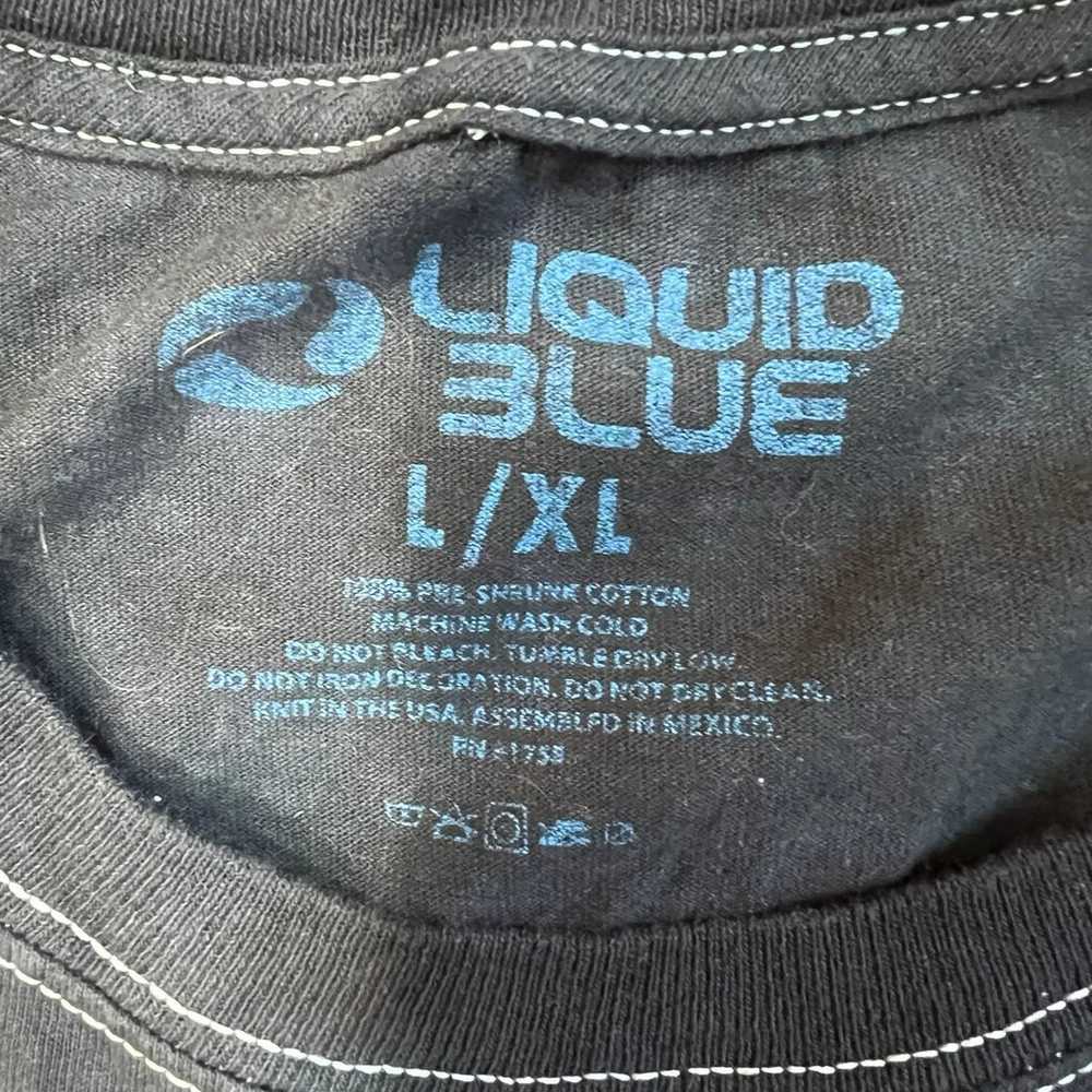Liquid Blue Grateful Dead shirt band tee skeleton… - image 3