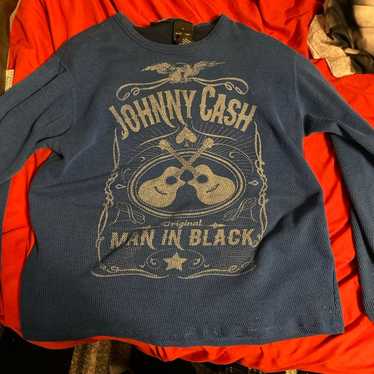 Johnny cash thermal sweatshirt - image 1