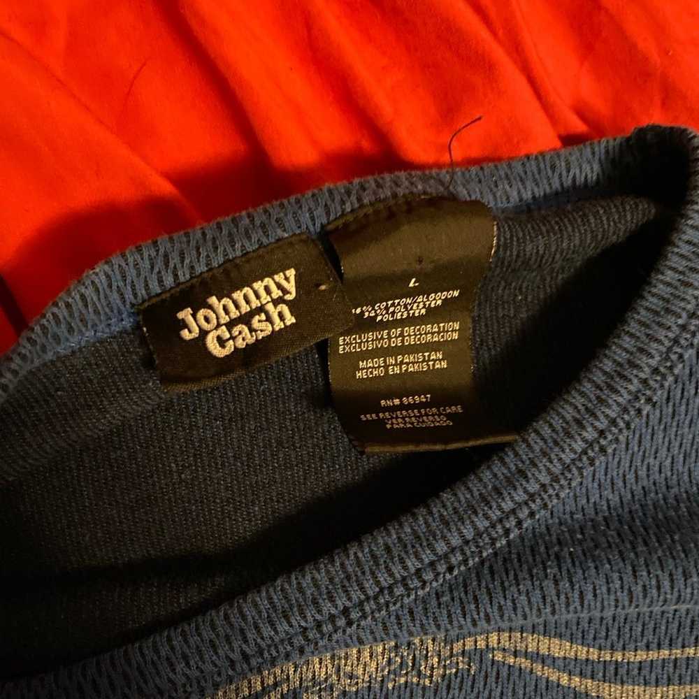 Johnny cash thermal sweatshirt - image 2