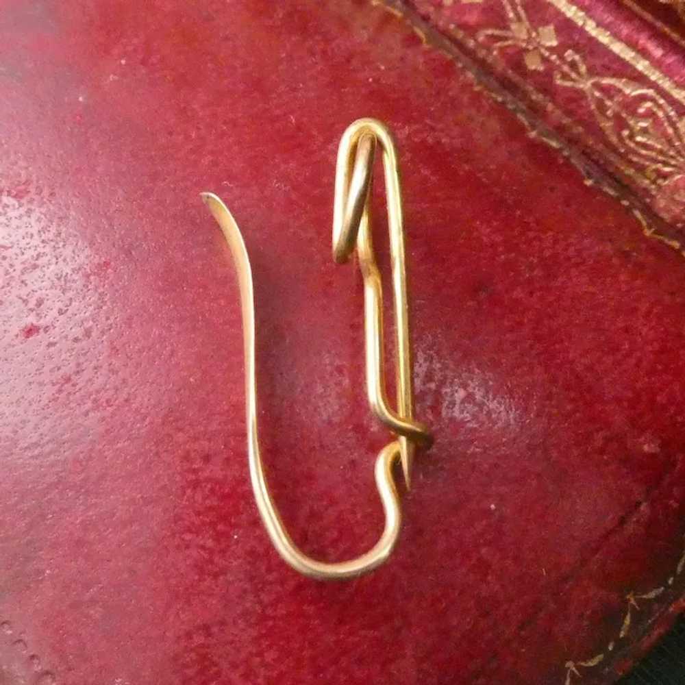 Rare Antique Victorian Lorgnette Hook, c1880s Eye… - image 2