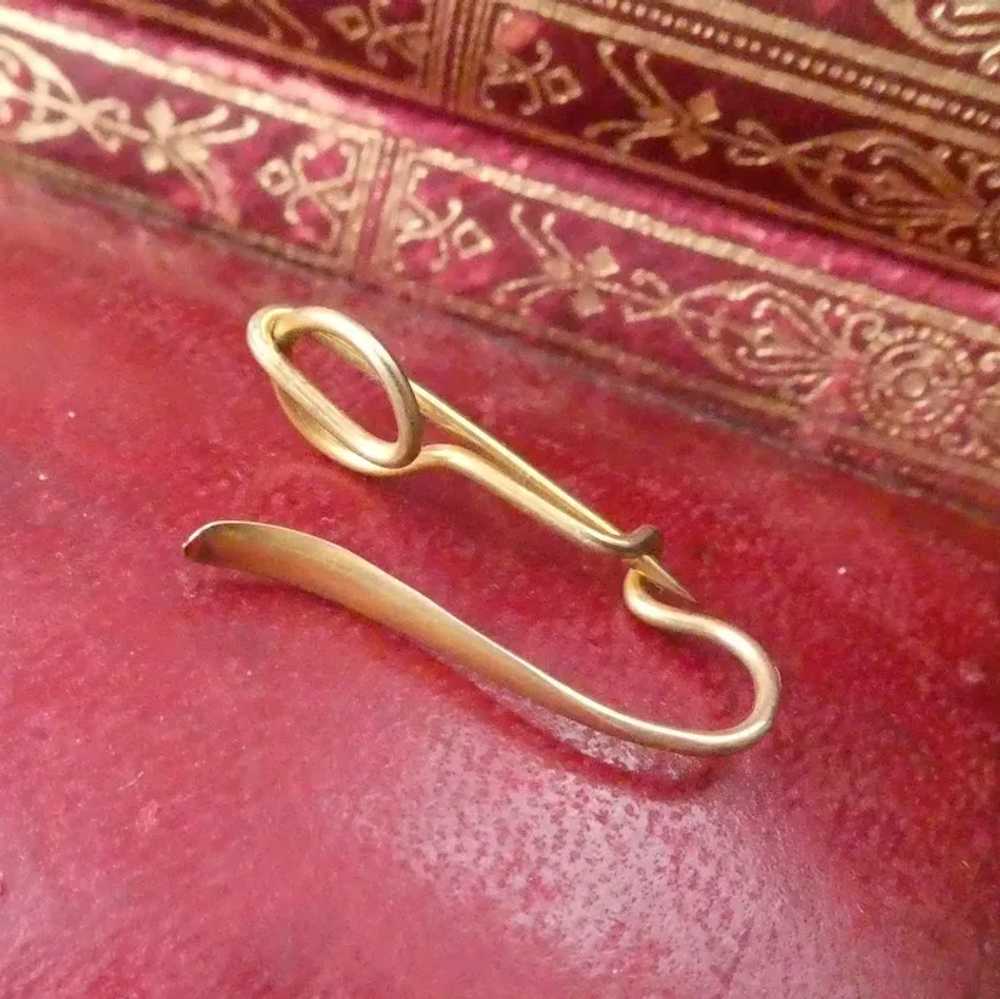 Rare Antique Victorian Lorgnette Hook, c1880s Eye… - image 6