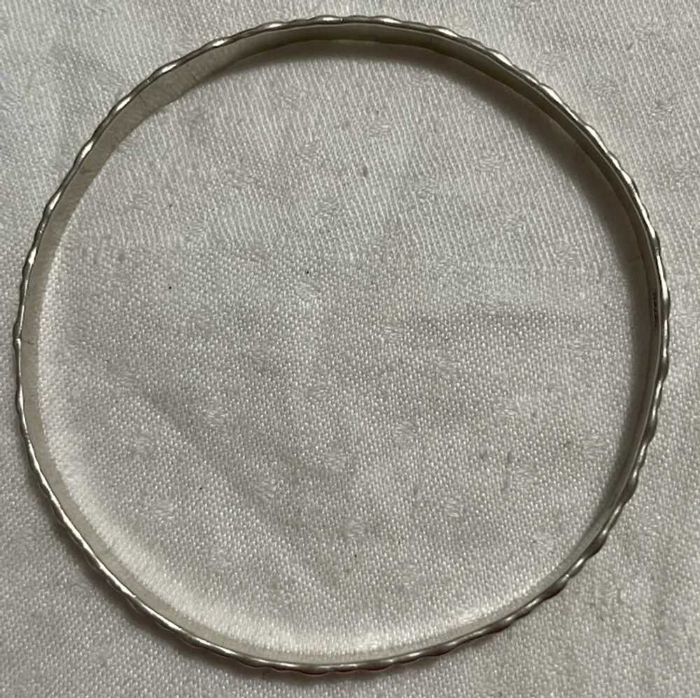 Vintage Danecraft Sterling Silver Bangle Bracelet - image 4