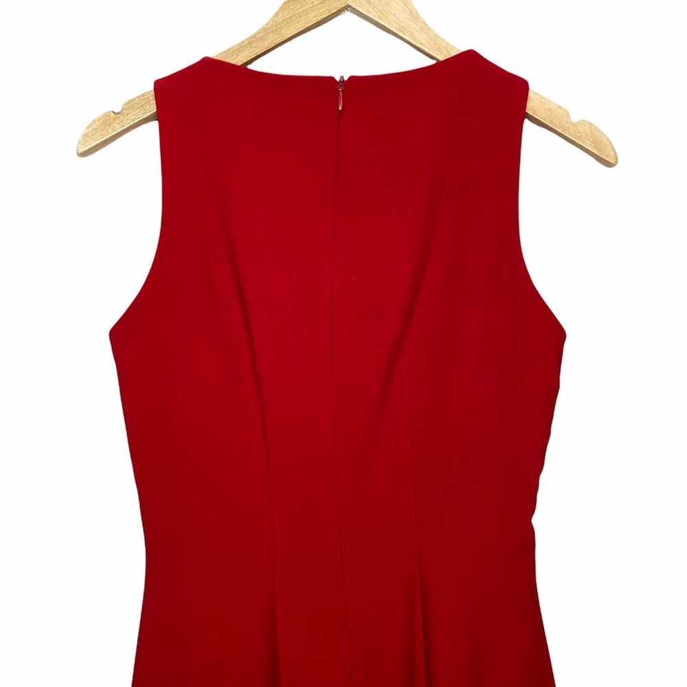Moncho Heredia Designer Red Tan Striped Sleeveles… - image 8
