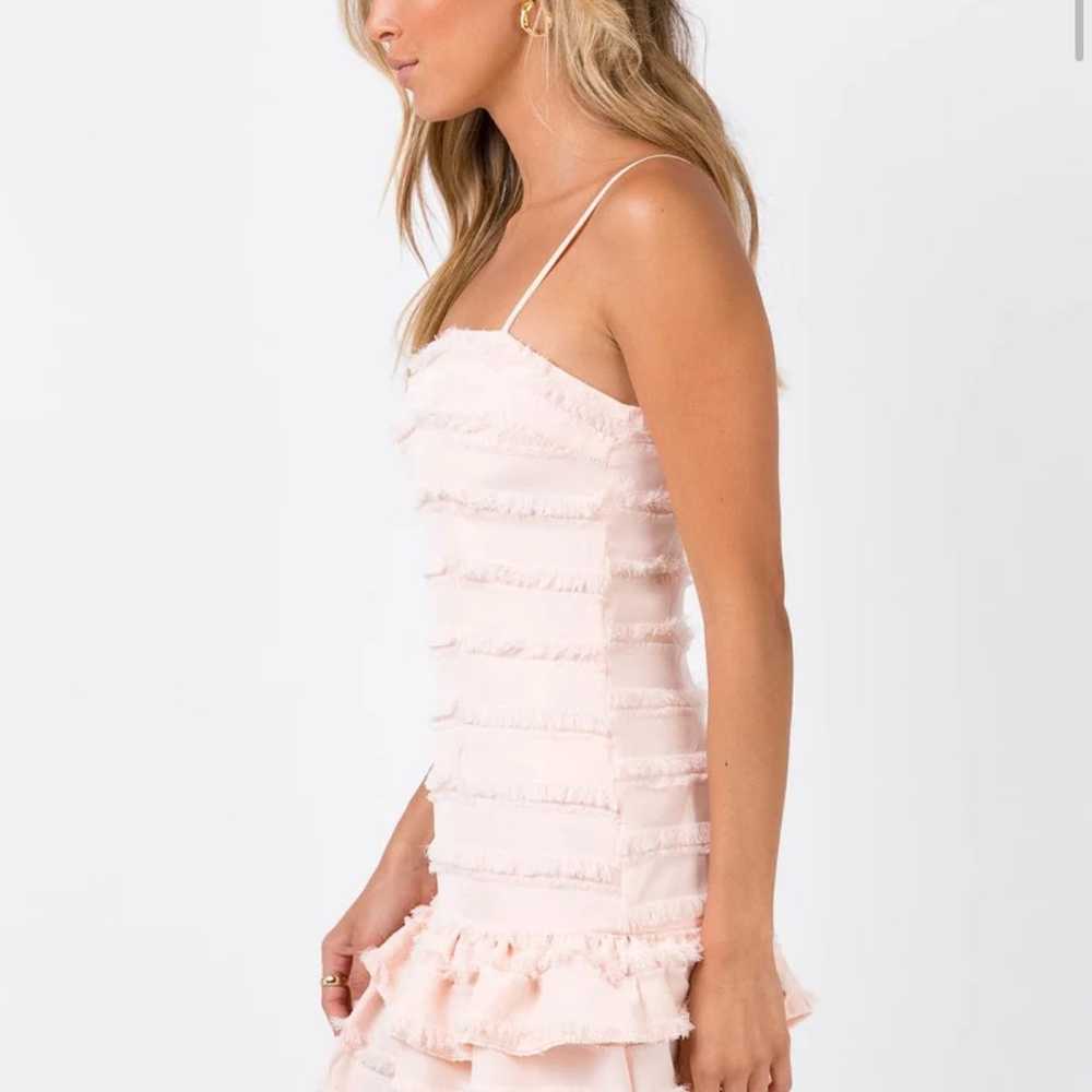 princess polly molina mini dress blush size S - image 3