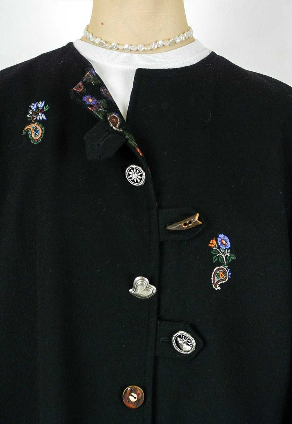Julius Lang Wool Blazer Jacket Button Up Trachten… - image 3
