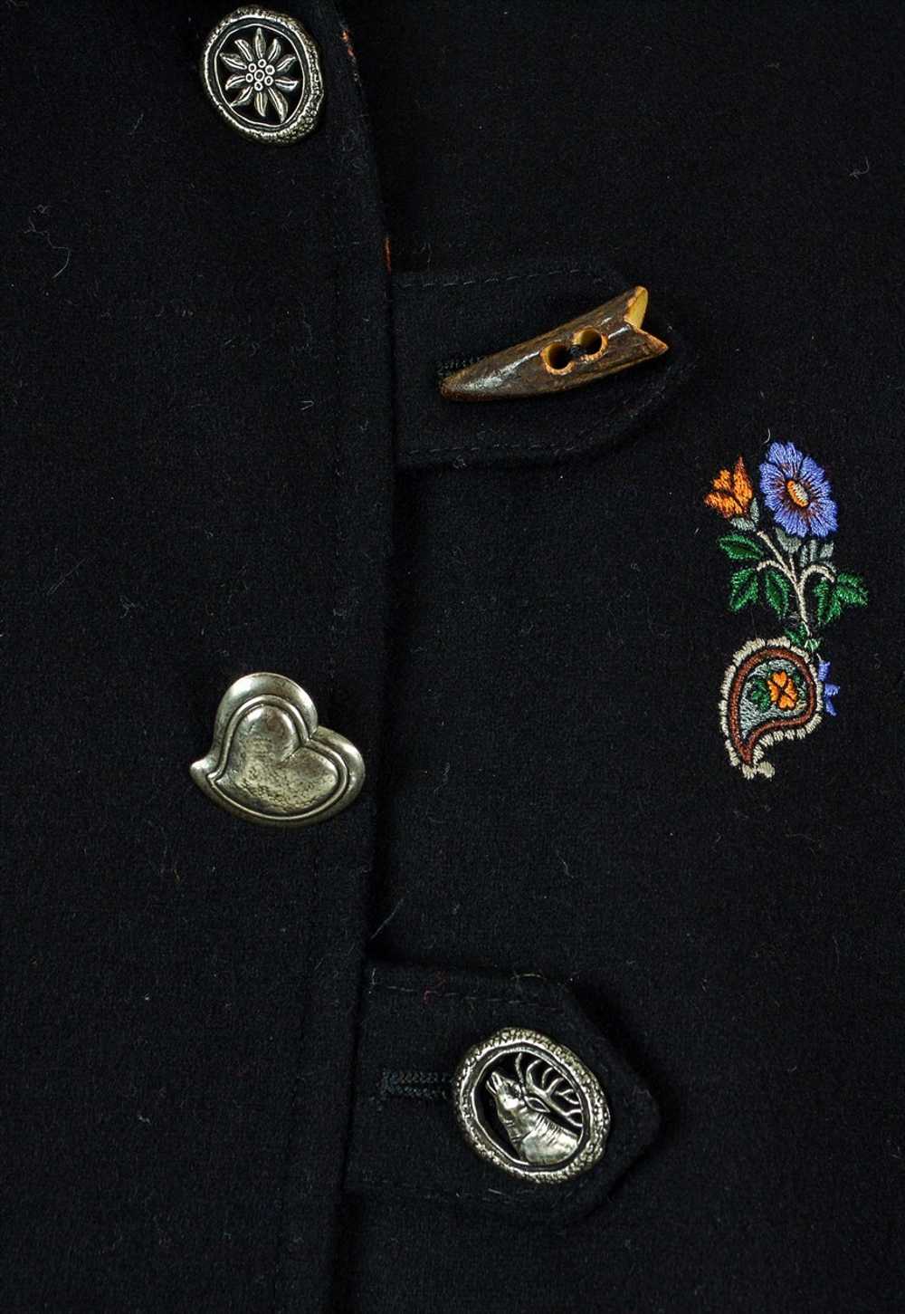 Julius Lang Wool Blazer Jacket Button Up Trachten… - image 4