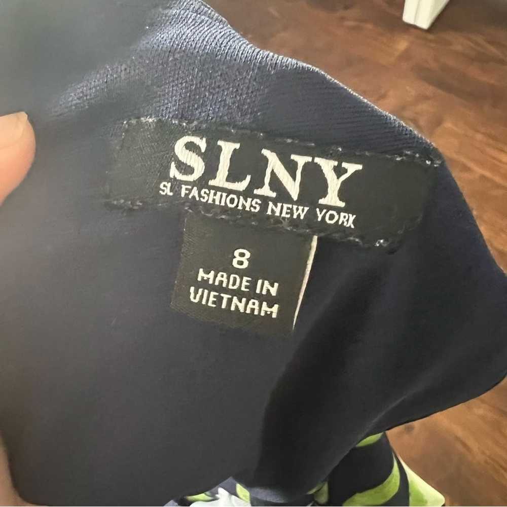 SLNY SL Fashions New York Purple Belted Halter Ma… - image 7