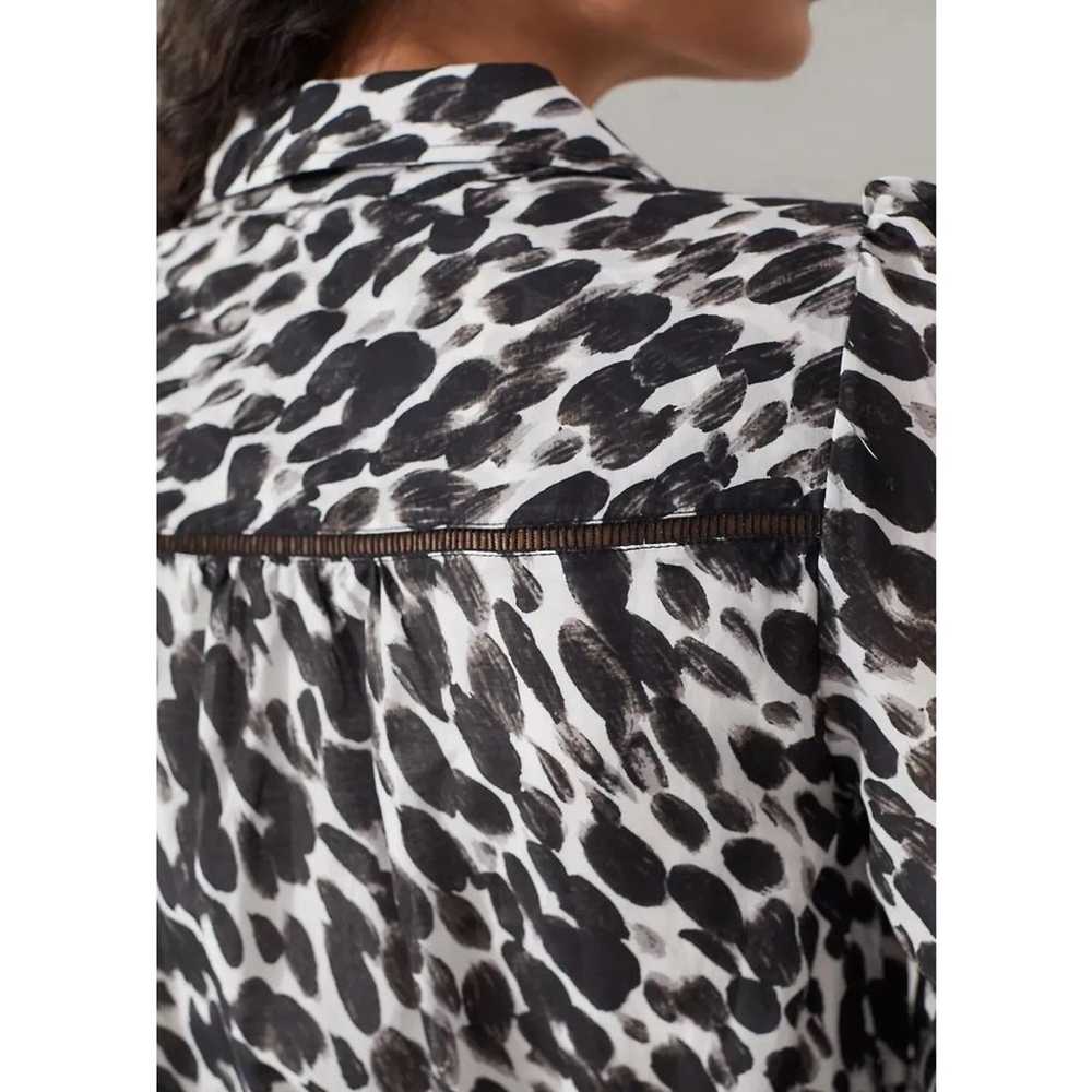 Anthropologie Maeve Semele Mini Dress Leopard Bla… - image 5
