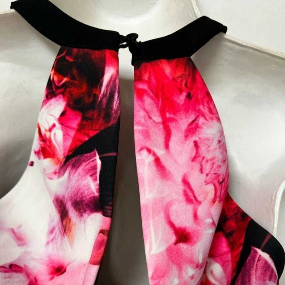 Keepsake Adore You Hot Pink Floral Print Dress Fi… - image 11
