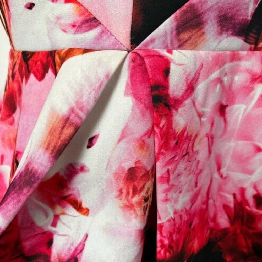 Keepsake Adore You Hot Pink Floral Print Dress Fi… - image 8