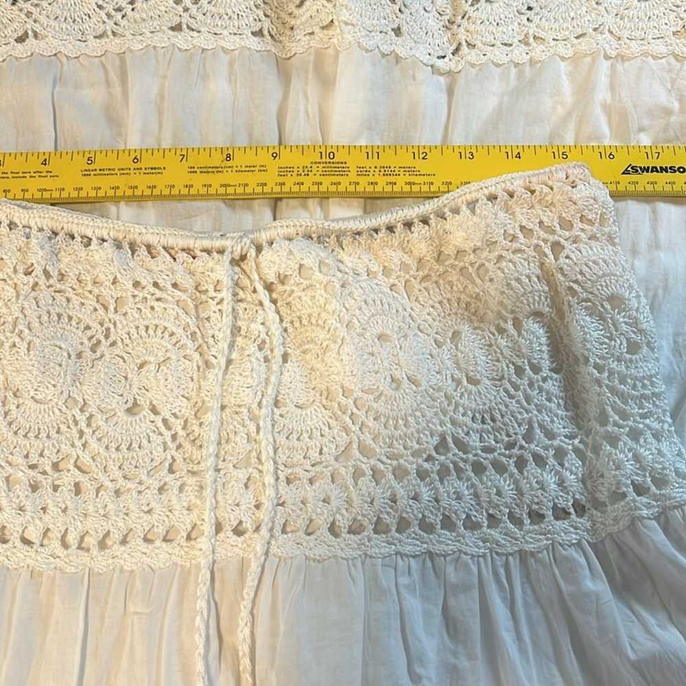 Anna Kosturova Crochet Filigree Maxi Skirt or Str… - image 3