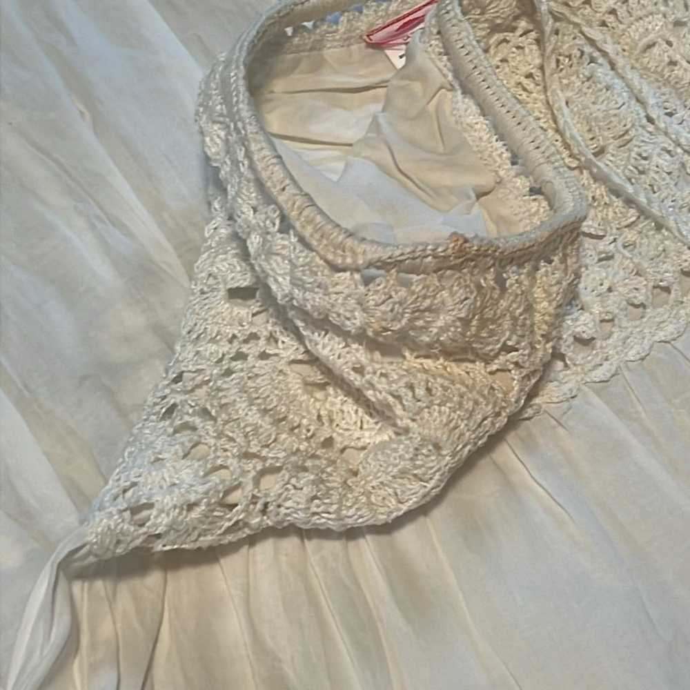 Anna Kosturova Crochet Filigree Maxi Skirt or Str… - image 5
