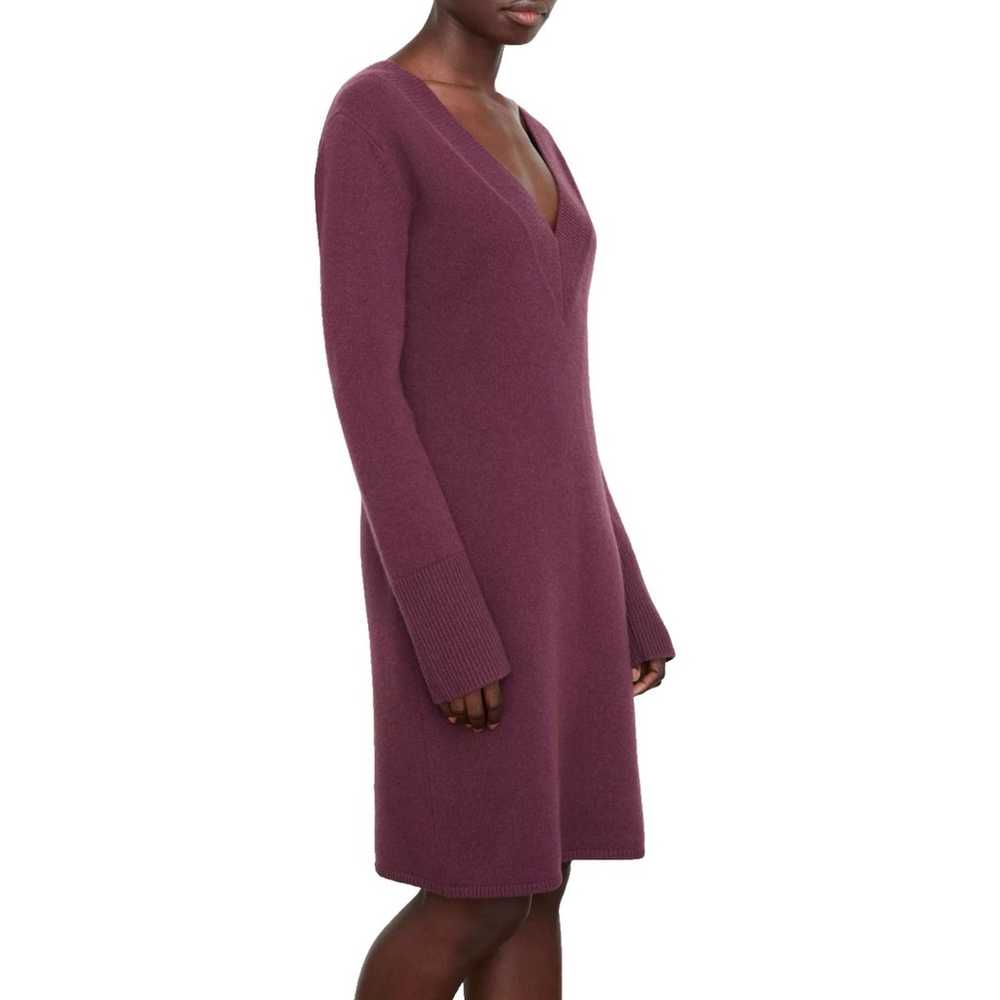 Vince Women's V-Neck Sweater Dress Wool Cashmere … - image 3