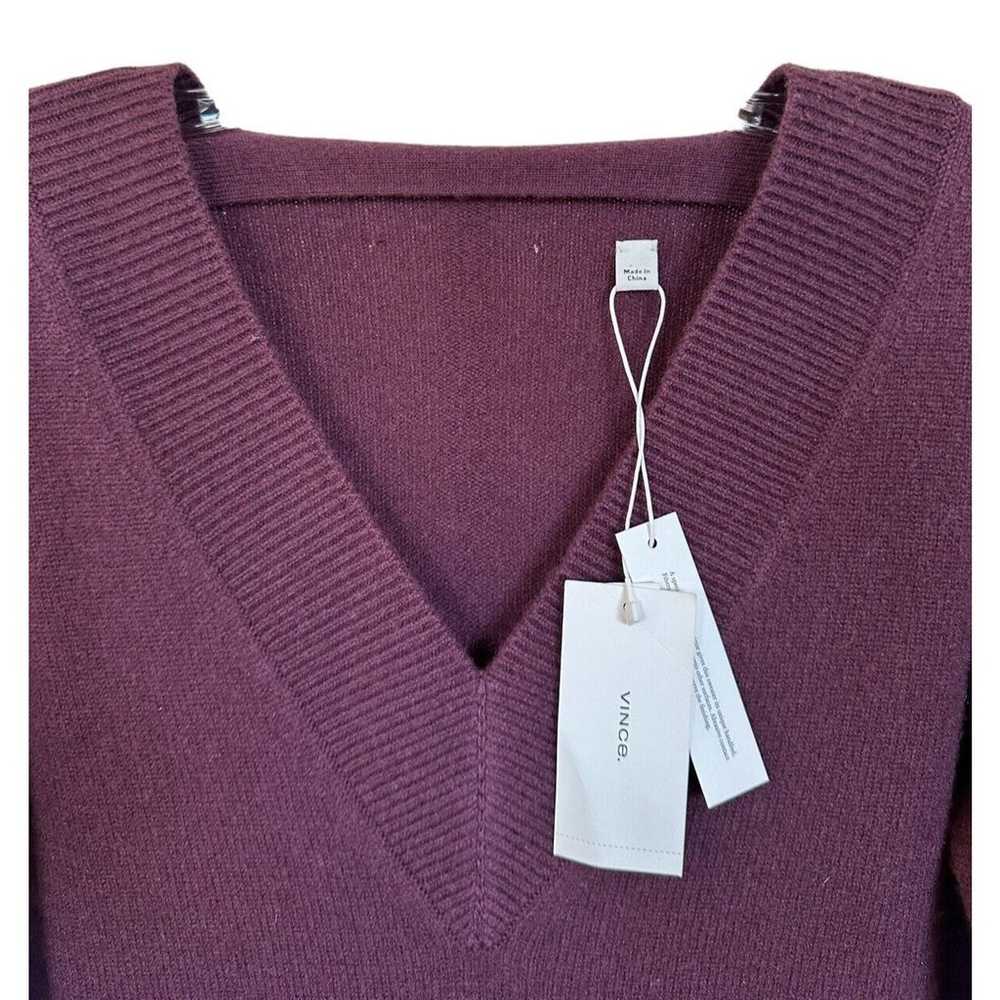 Vince Women's V-Neck Sweater Dress Wool Cashmere … - image 6