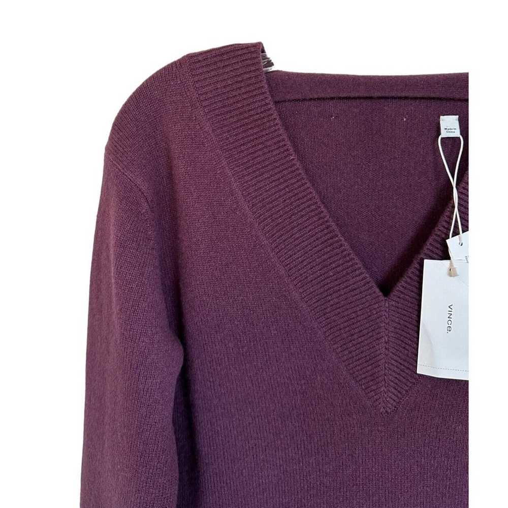 Vince Women's V-Neck Sweater Dress Wool Cashmere … - image 7