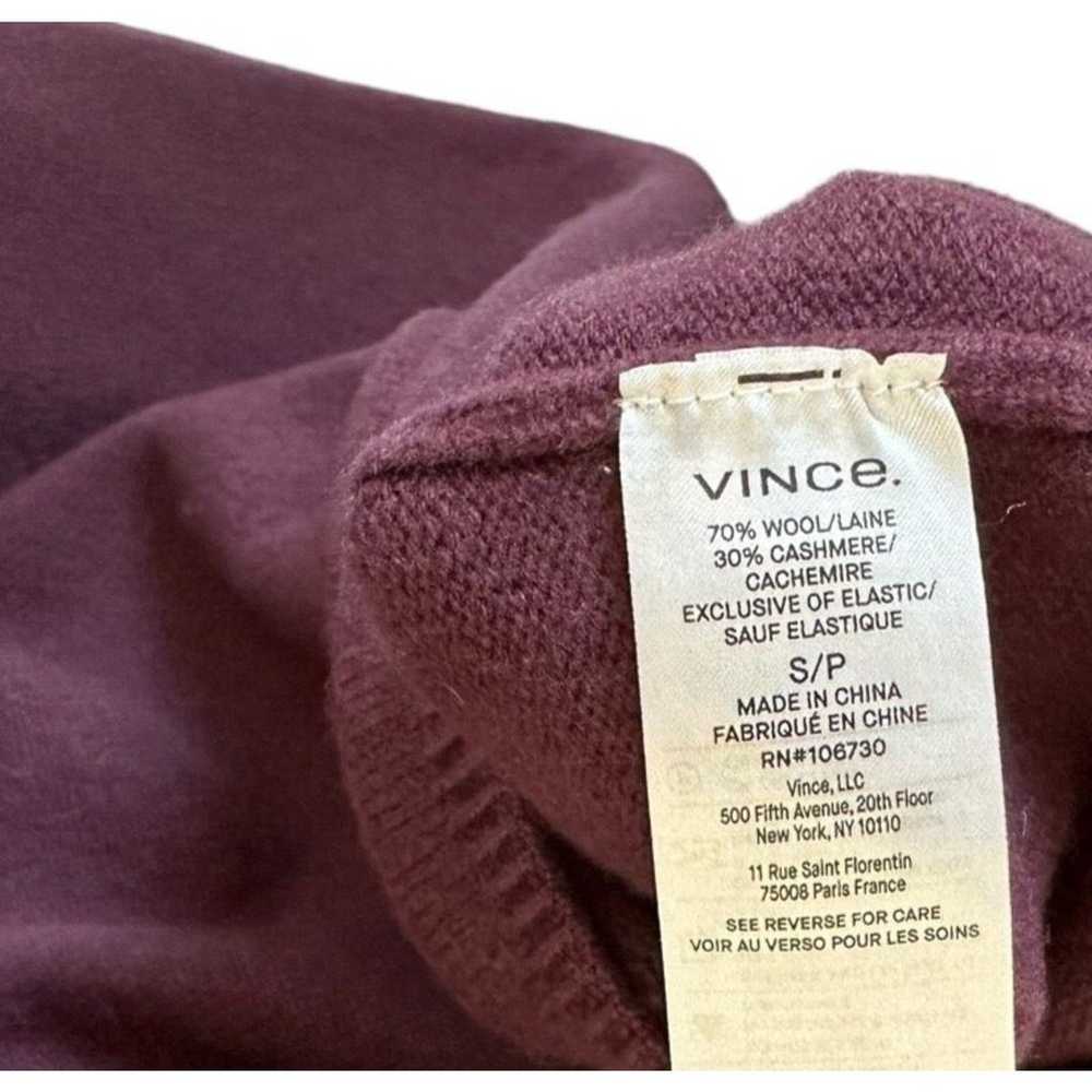 Vince Women's V-Neck Sweater Dress Wool Cashmere … - image 9