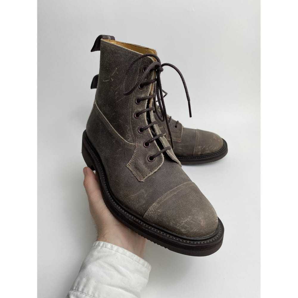 Trickers London Velvet boots - image 3