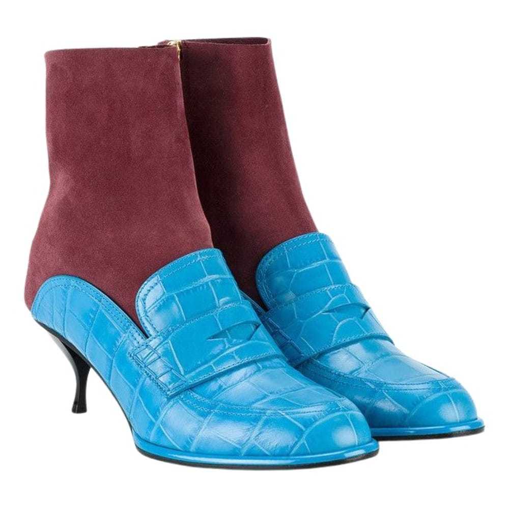 Loewe Leather ankle boots - image 1