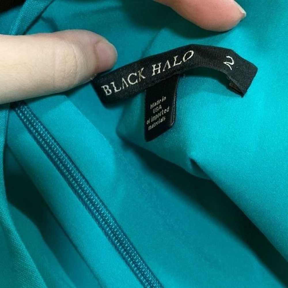 Black Halo / Clover Sheath midi Cocktail Dress in… - image 2