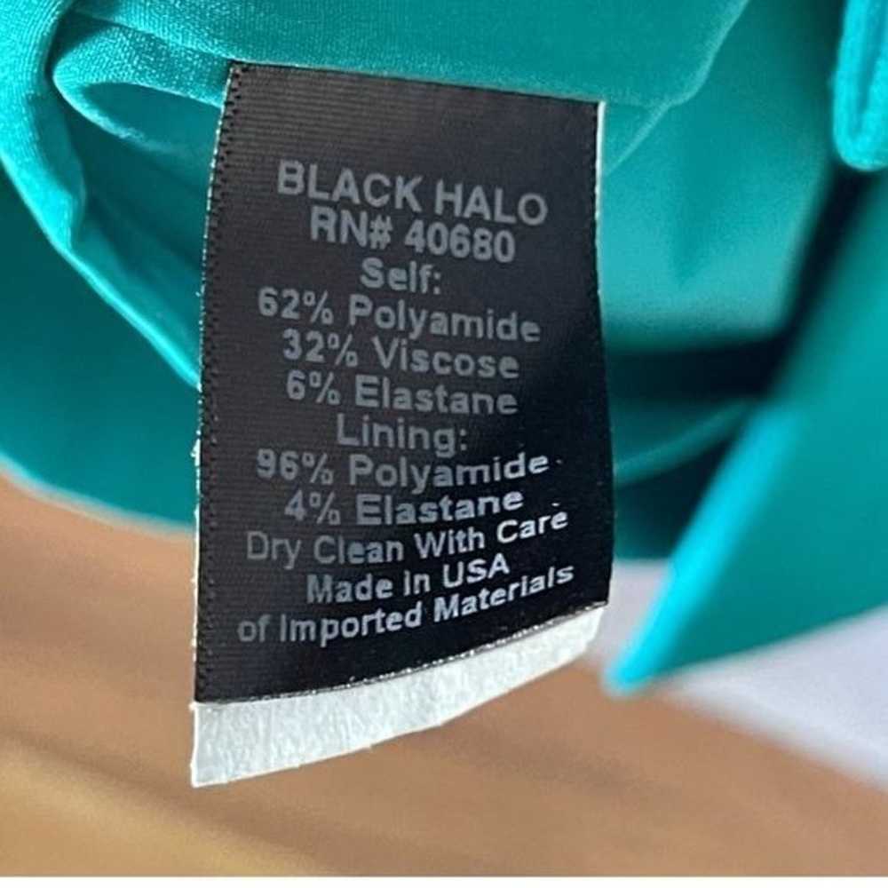 Black Halo / Clover Sheath midi Cocktail Dress in… - image 9