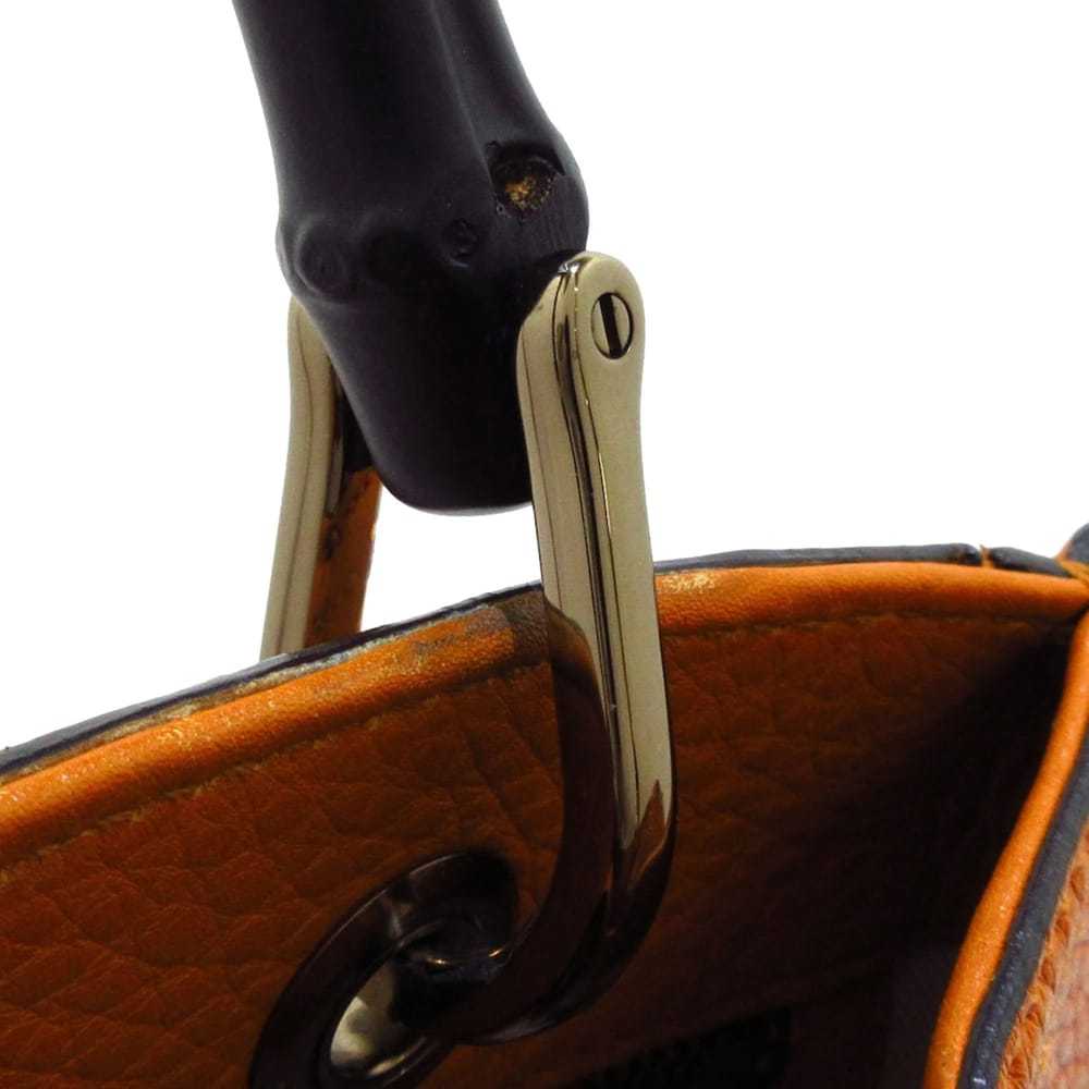 Gucci Bamboo Shopper leather crossbody bag - image 11