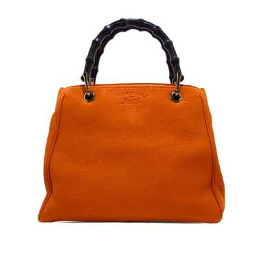 Gucci Bamboo Shopper leather crossbody bag - image 1