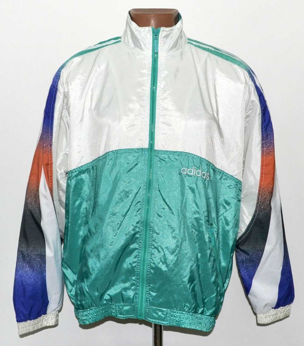 Adidas ADIDAS VINTAGE 1990'S FOOTBALL JACKET JERS… - image 1